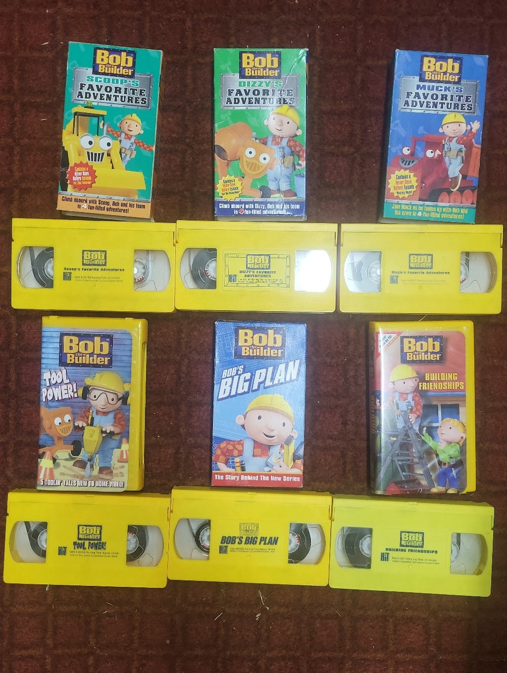 Bob The Builder VHS Lot Of 6